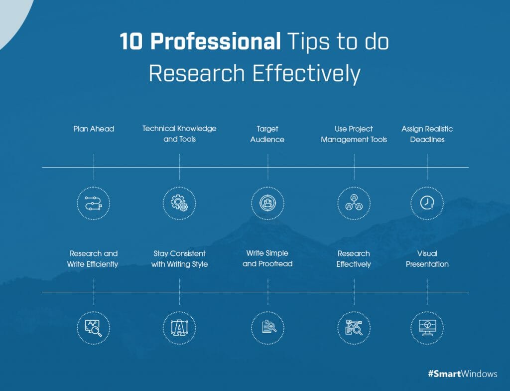 10 Professional Tips to do Research Effectively