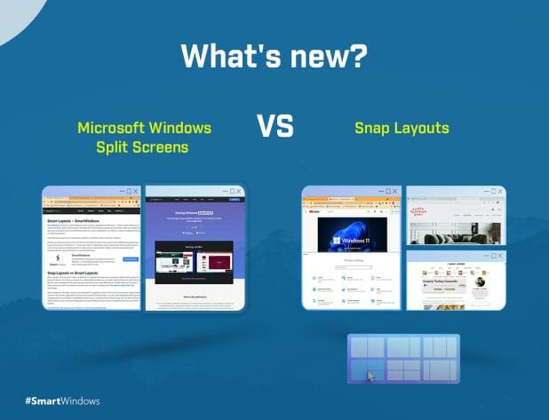 Microsoft Windows Split Screens