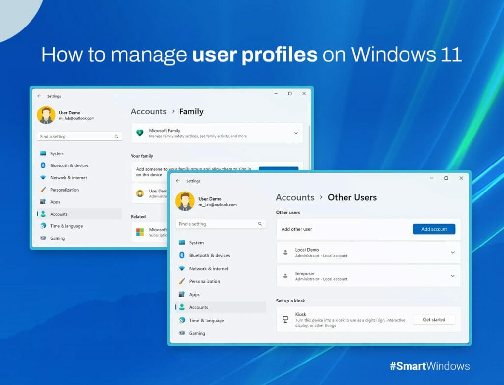 windows 11 manage users