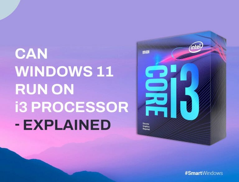 can i3 7100 run windows 11