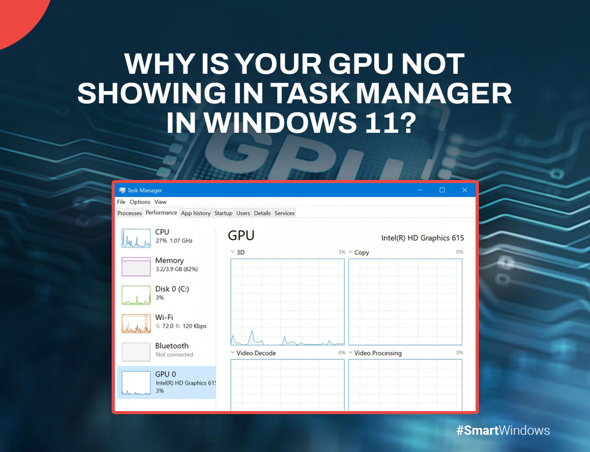 gpu not showing up in task manager